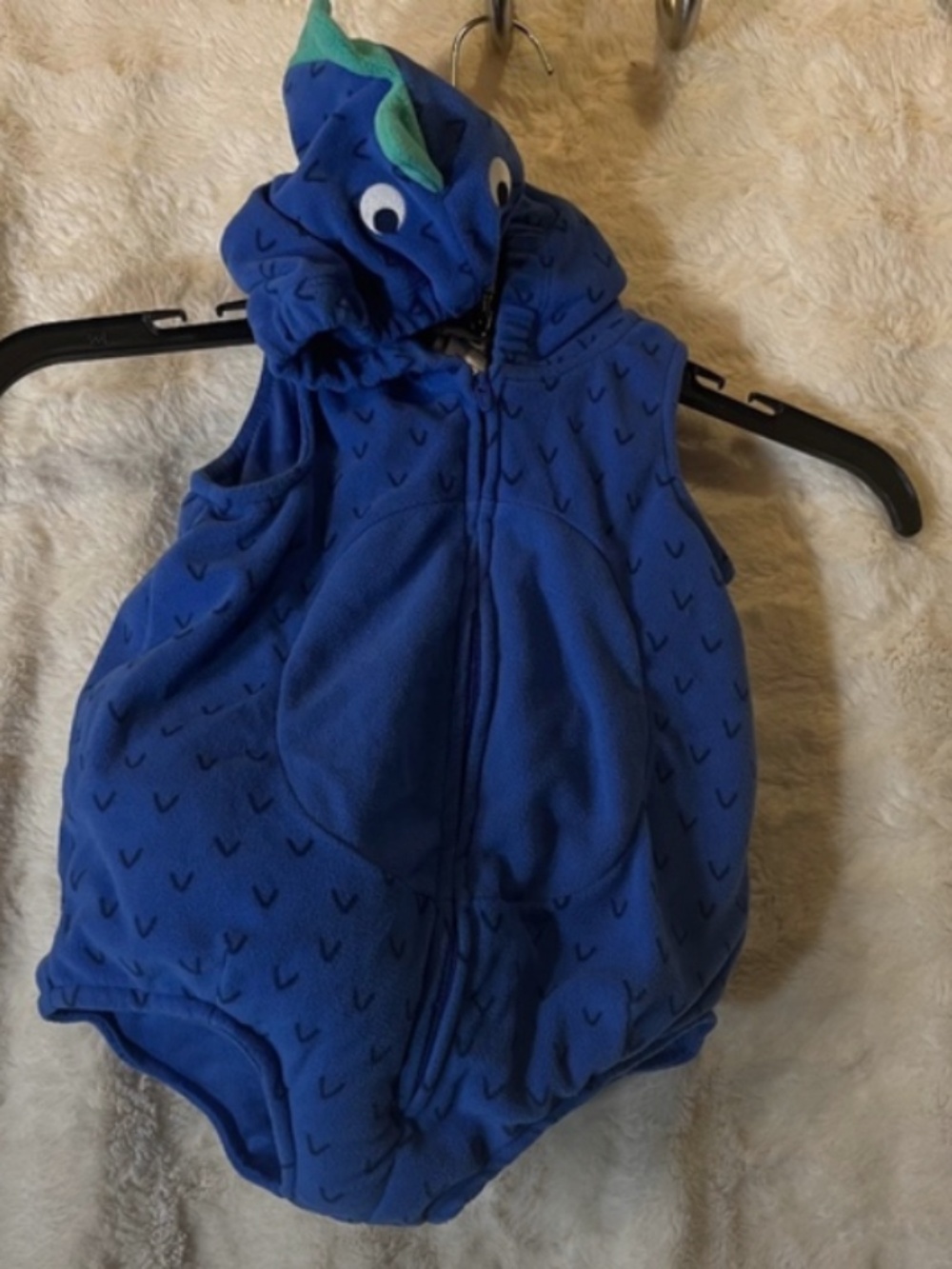 Carter’s Baby Halloween Costume Dinosaur Fleece Outside ONLY 3-6m